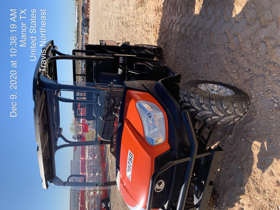 Kubota RTV-X1140WL-AS 4WD, LED Strobe, Windshield Acrylic Clear, Plastic Canopy, Wire Harness Kit, Backup Alarm, Bed Liner
