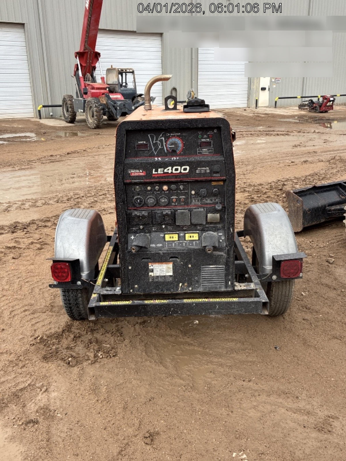 2022 Lincoln Electric LE400 Kubota V1505, Trlr, Cable Rack, Light Kit, ES Decals, T3