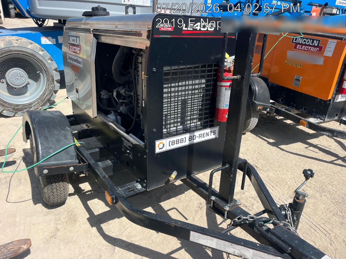 2024 Lincoln Electric LE400 Kubota V1505, Trlr, Cable Rack, Light Kit, ES Decals, T3