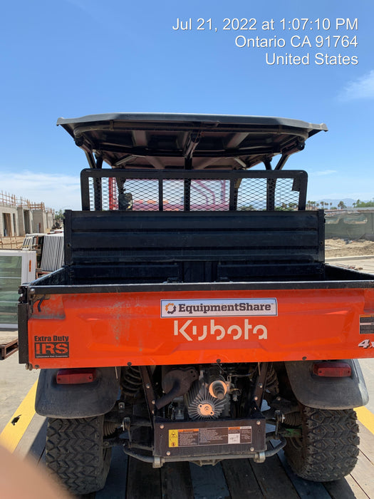 2022 Kubota RTV-X1140W-H Plastic Canopy, Windshield Acrylic Clear, LED Strobe Light, Wire Harness Kit, Back up Alarm