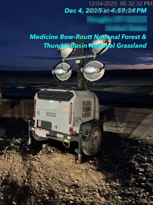 2018 Wacker Neuson LTV6L-MH Wacker Neuson LTV6L Mobile Light Tower w/Fuel Level Sensor Installed