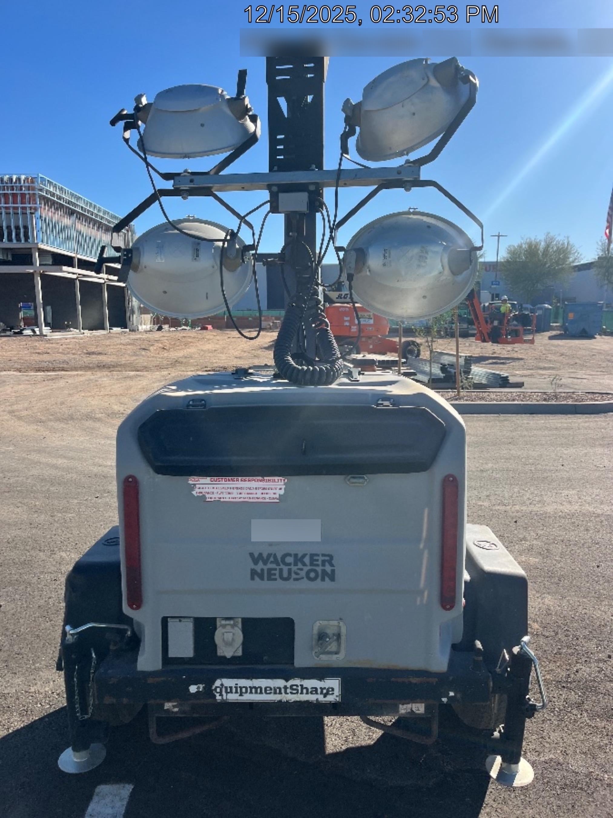 2019 Wacker Neuson LTV6L-MH Standard Options