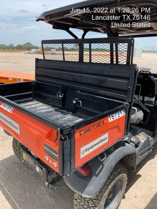 2021 Kubota RTV-X1140W-H Plastic Canopy, Windshield Acrylic Clear, LED Strobe Light, Wire Harness Kit, Back up Alarm
