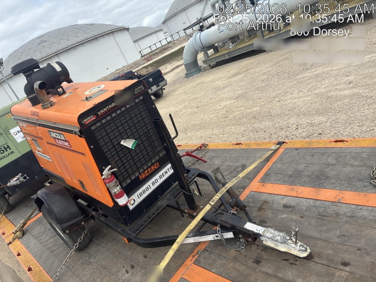 2022 Lincoln Electric Vantage 549X Crosslink Technology, Trailer Mounted, ES Decals, T3