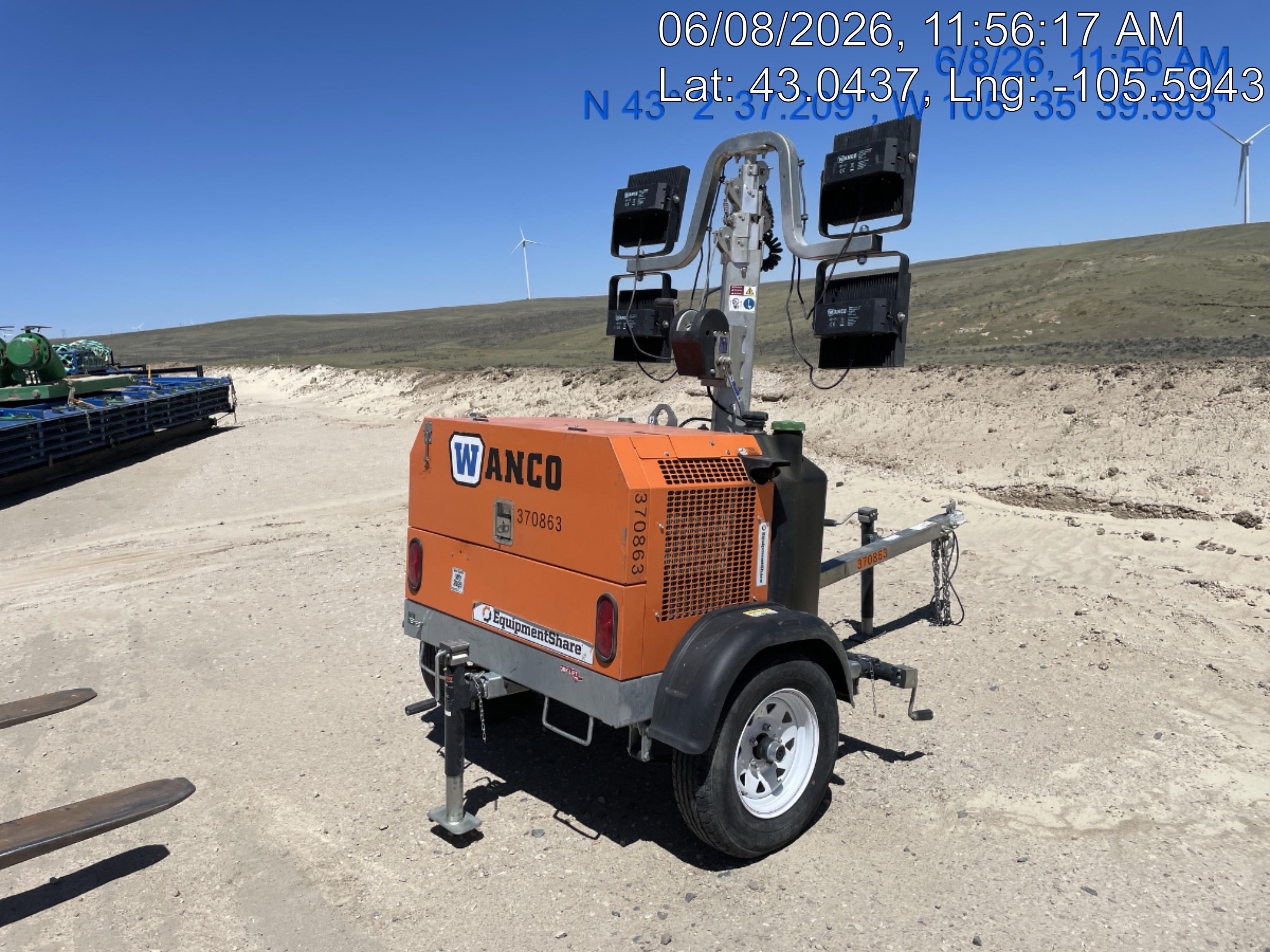 2023 Wanco WLTT-4MM4K Diesel, Deep Sea Controller, Shore Power Plug, Auto Start, (4) 350W LED Floodlights, 4kW Generator, 60 Gal Fuel Tank, 2" Ball, T3