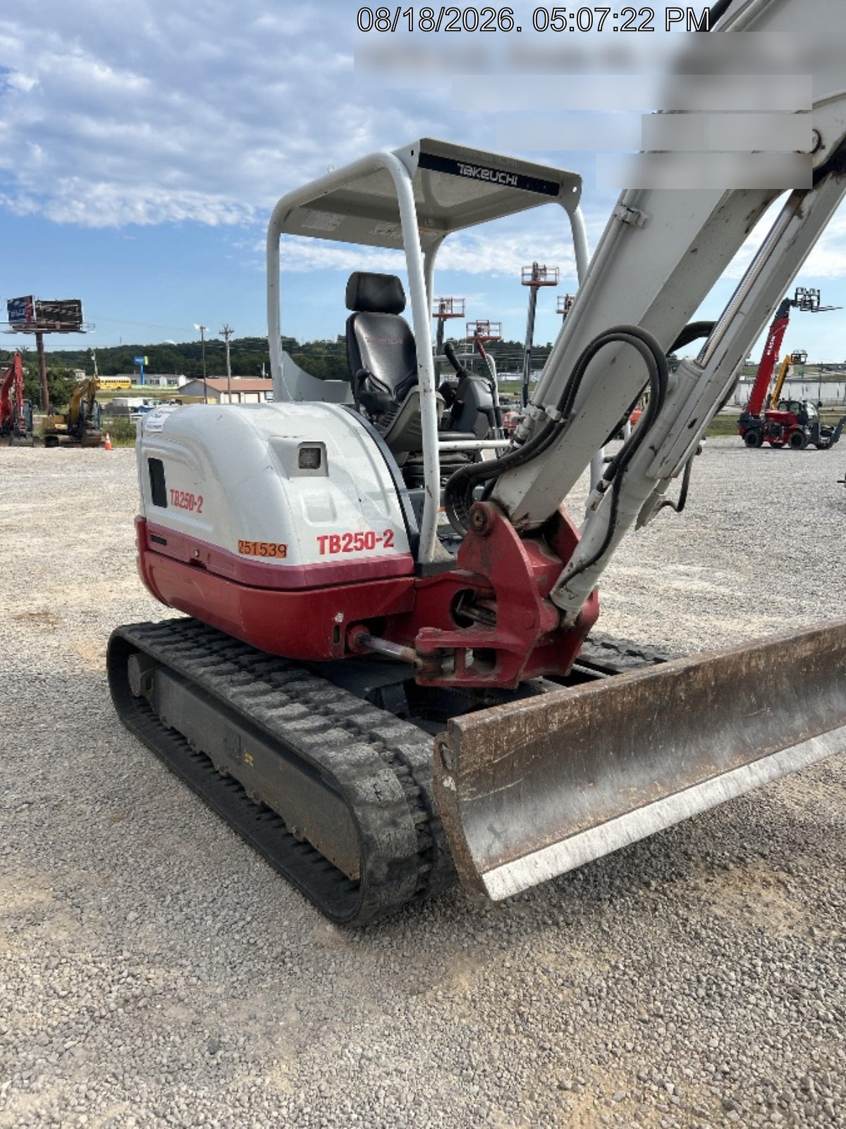 2022 TAKEUCHI TB250-2R