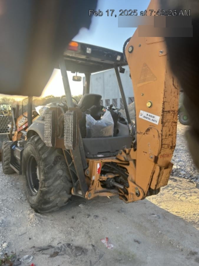 2017 Case 580N EP STANDARD HOE, ROPS, PILOT CONTROLS, AUX HYD