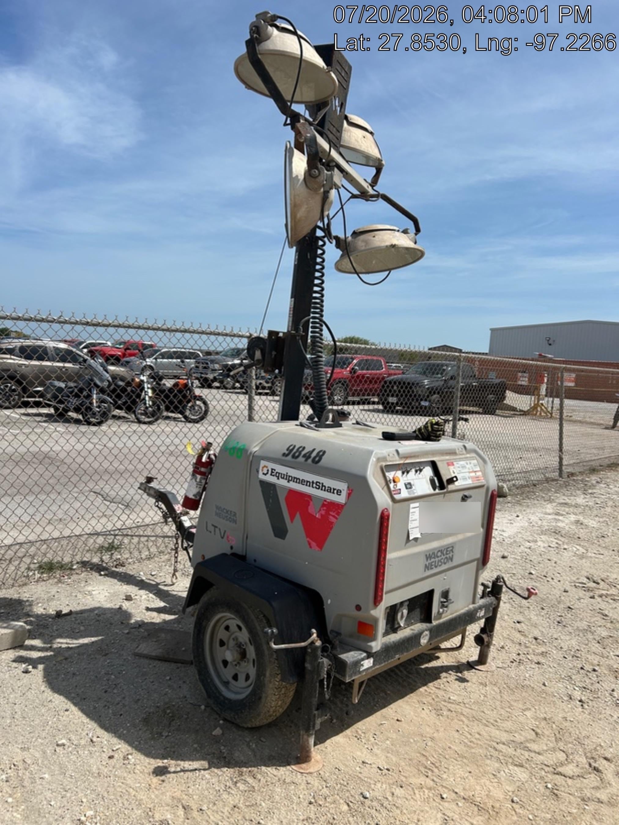 Wacker Neuson LTV6K-MH Wacker Neuson LTV6K Towable Light Tower