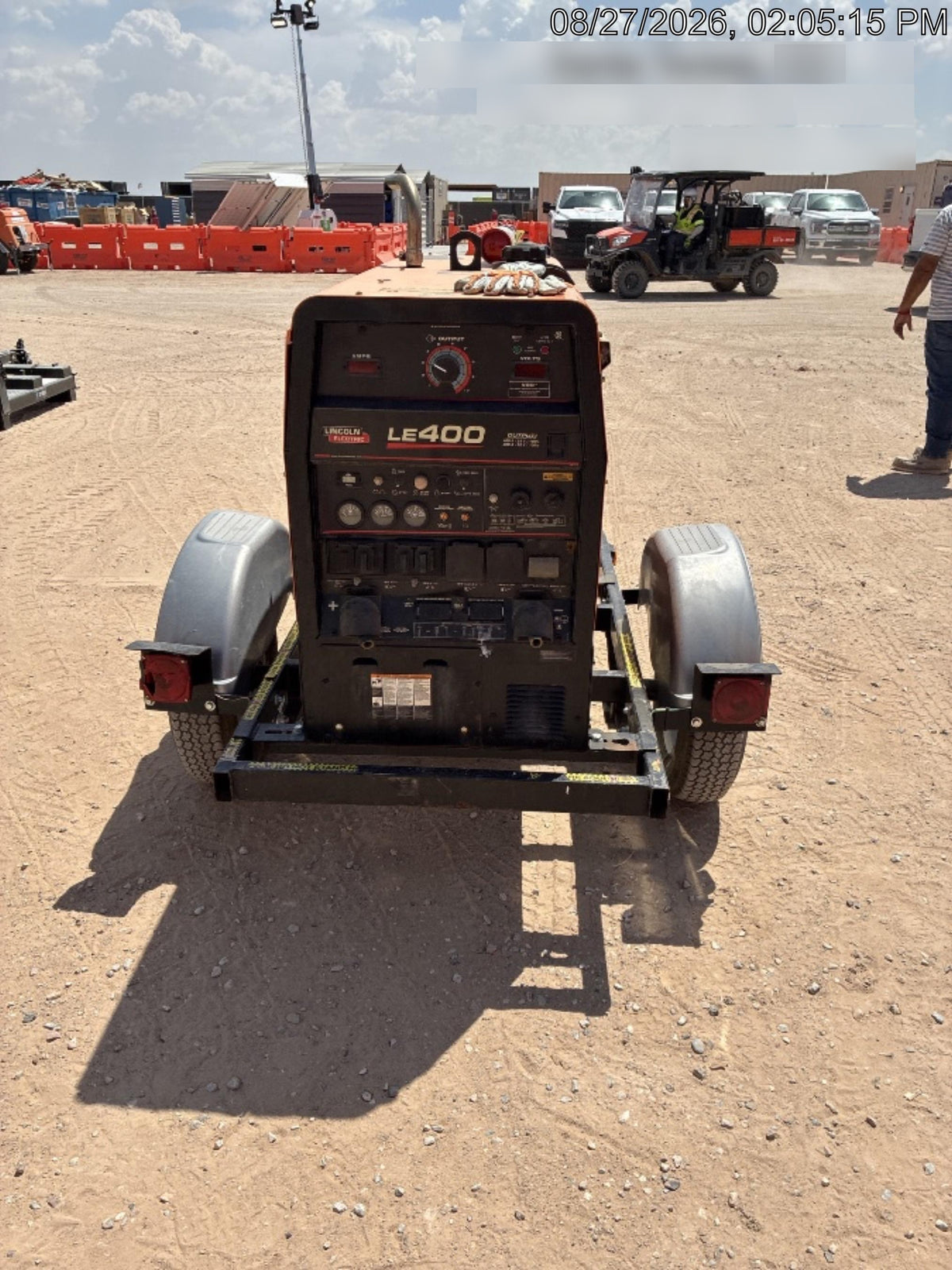 2022 Lincoln Electric LE400 Kubota V1505, Trlr, Cable Rack, Light Kit, ES Decals, T3