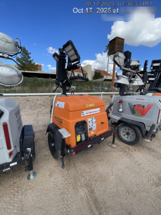 2024 Generac MLT2 Diesel, Flex Switch 120V Input, Powerzone Controller, 
(4) 320W LED Lights, 4kW Generator, 39.9 Gal Fuel Tank, 2" Ball, T3