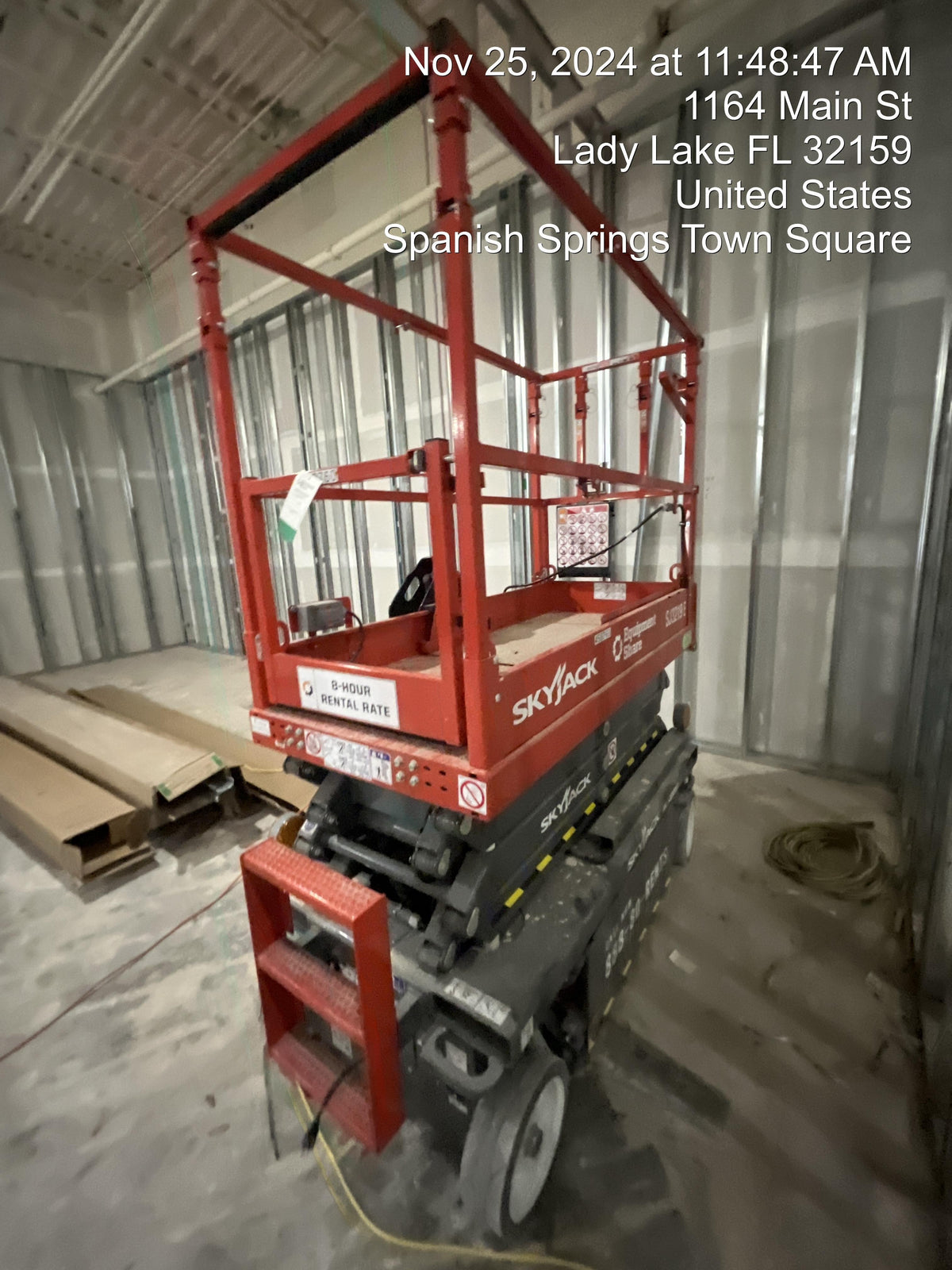 2024 Skyjack SJ3219 Electric Drive, Sld NM Tires, DBcns, RFRails, Power to Platform, T3 + Access Control