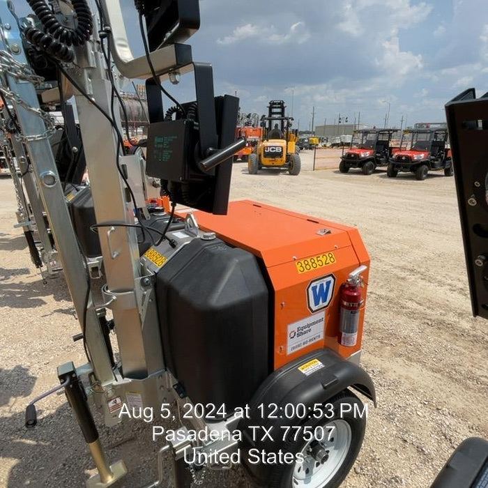 2024 Wanco WLTT-4MM4K Diesel, Deep Sea Controller, Shore Power Plug, Auto Start, (4) 350W LED Floodlights, 4kW Generator, 60 Gal Fuel Tank, 2" Ball, T3