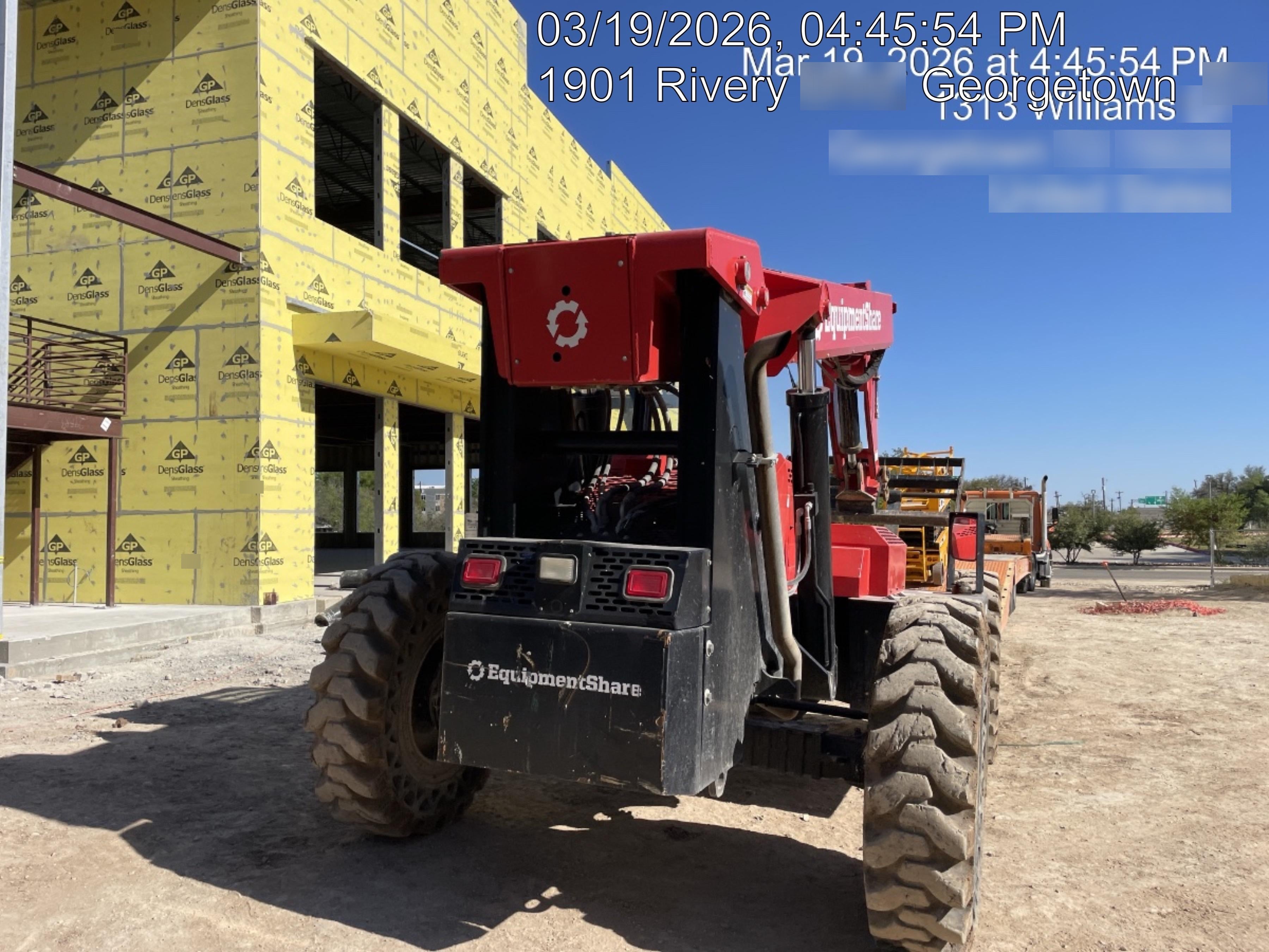 2019 Manitou MTA8044 74hp T4F, Cab/Heat/Air, Cab and Boom LED work lights, Auxiliary Hydraulics, Solid Tires, Amber strobe, Lift Hook 66" Carriage, 60" Forks