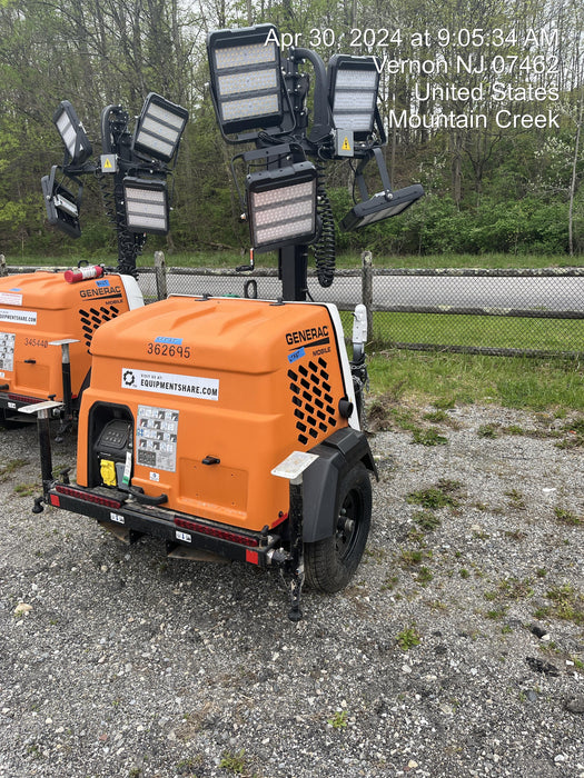 2023 Generac MLT2 Diesel, Flex Switch 120V Input, Powerzone Controller, 
(4) 320W LED Lights, 4kW Generator, 39.9 Gal Fuel Tank, 2" Ball, T3