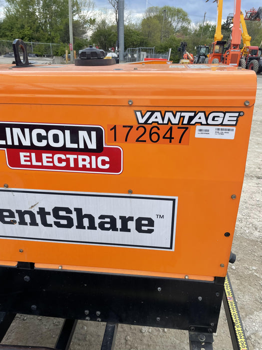 2021 Lincoln Electric Vantage 322 Vantage 322 Ready Pak 3 w/ Decals, ORANGE (includes trailer, cable rack, fender light kit) NO Telematics