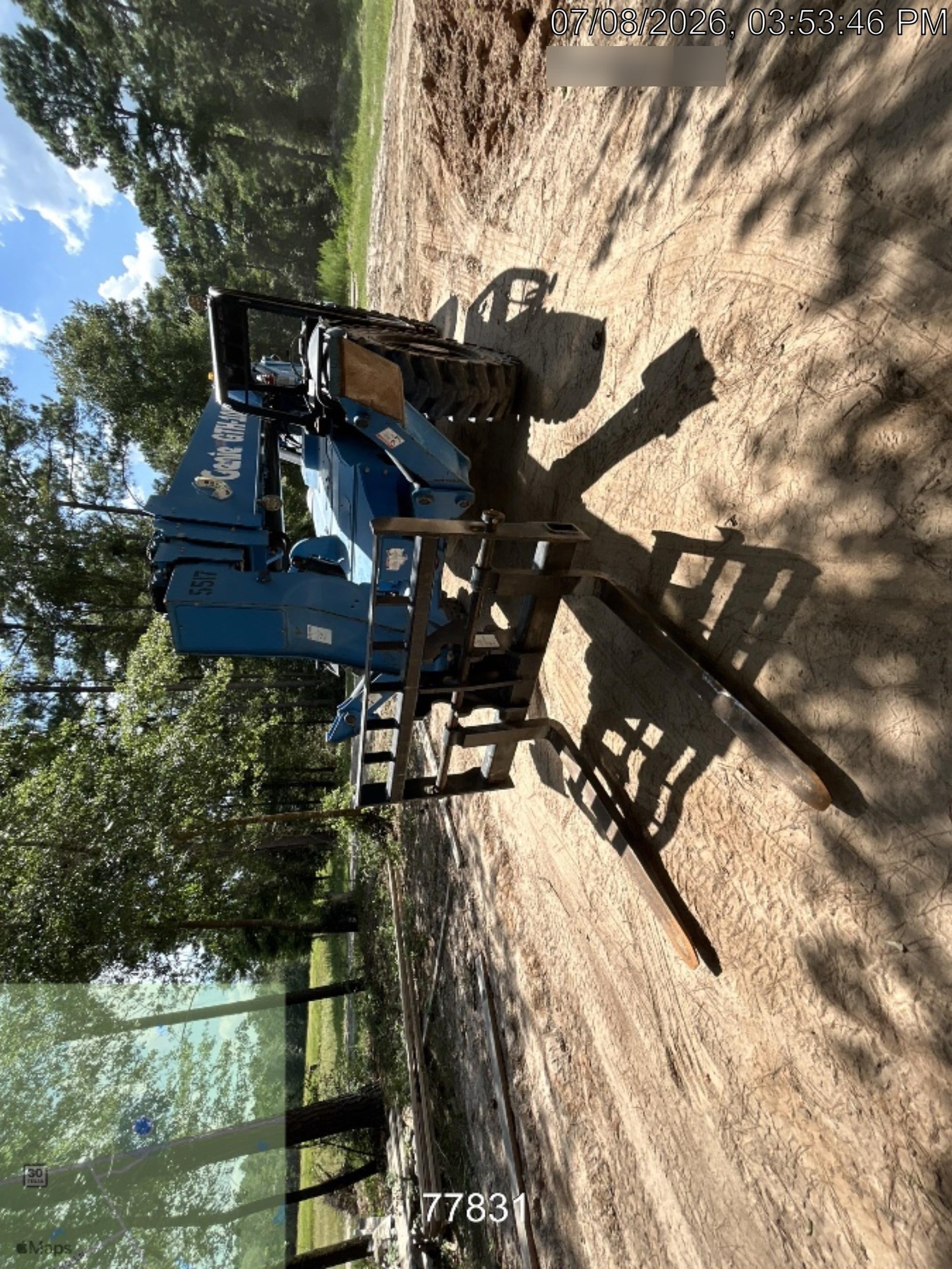 2017 Genie GTH-1056 Genie GTH1056, Solid Tires, 60" carriage, Open ROPS