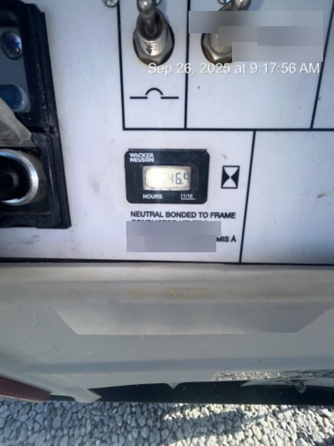 2019 Wacker Neuson LTV6L-MH Wacker Neuson LTV6L Mobile Light Tower w/Fuel Level Sensor Installed