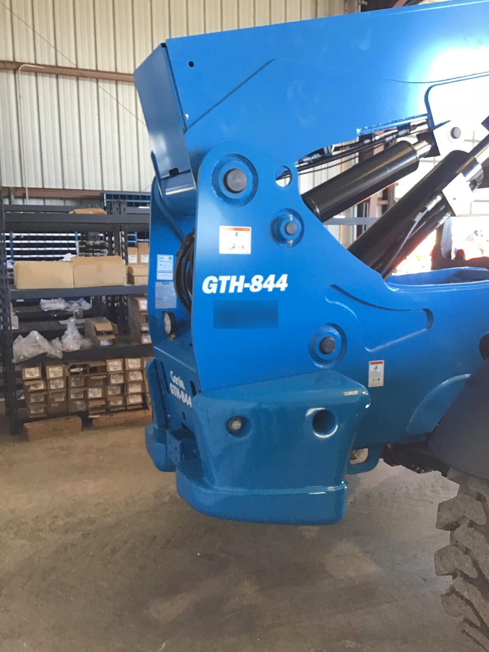 2018 Genie GTH-844 Genie GTH-844 w/ROPS, Work Lights, Solid Tires, RH Cab Mesh, Beacon, 60" Carriage and Forks