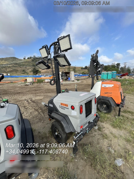 2024 Wacker Neuson LTT4 Diesel, Kohler KDW702, Deep Sea Controller, Auto Start, LED 320W, Bypass Outlet, T3