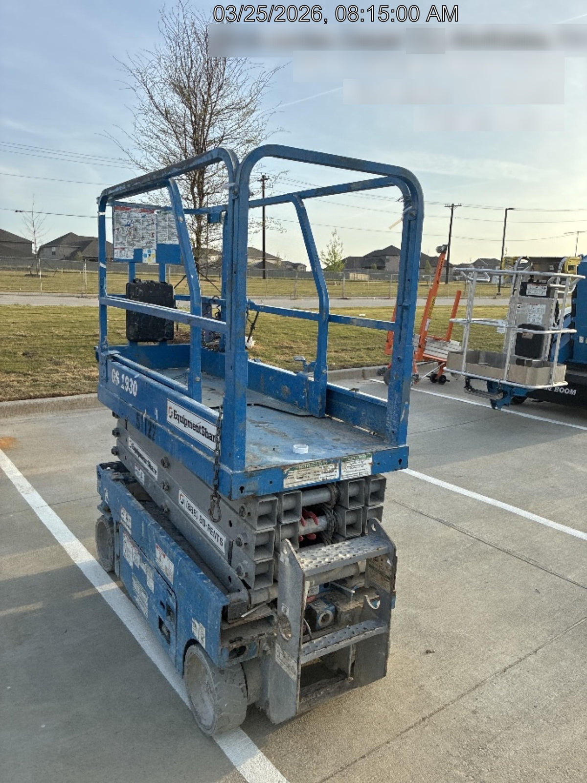 2019 Genie GS-1930 Fixed Rails with Chain Entry