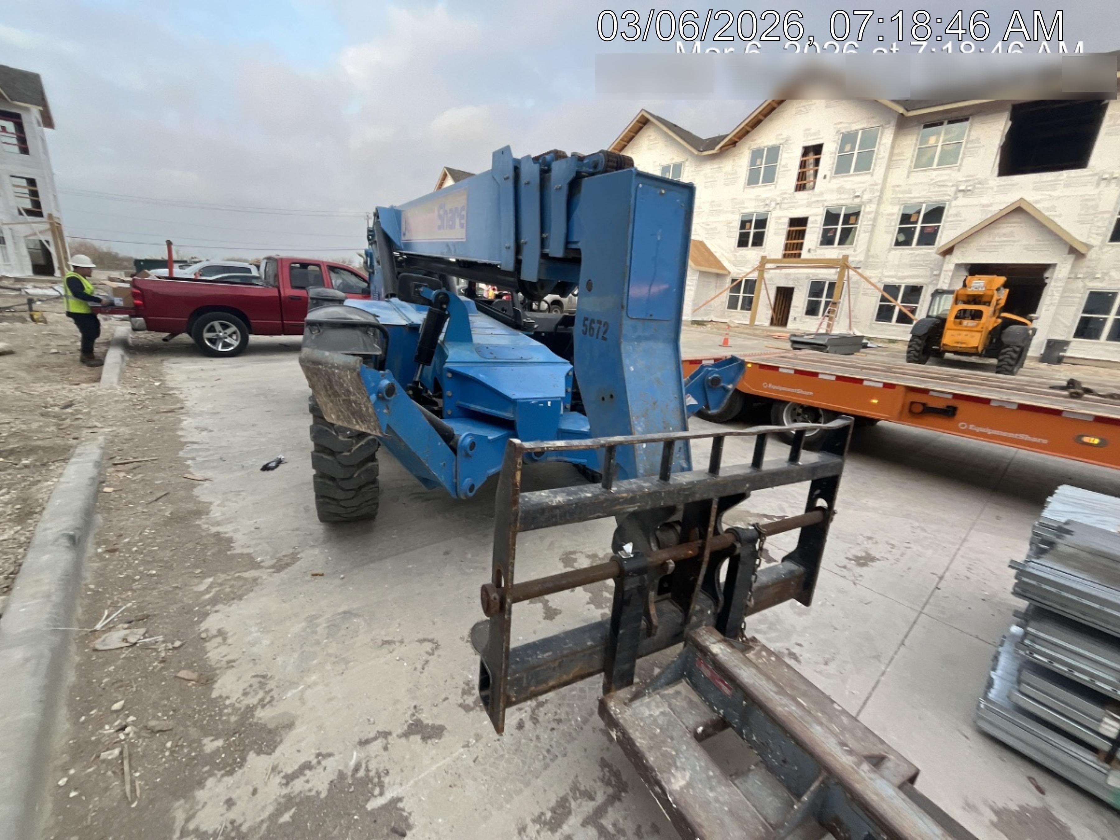 2017 Genie GTH-1056 Genie GTH1056, Solid Tires, 60" carriage, Open ROPS