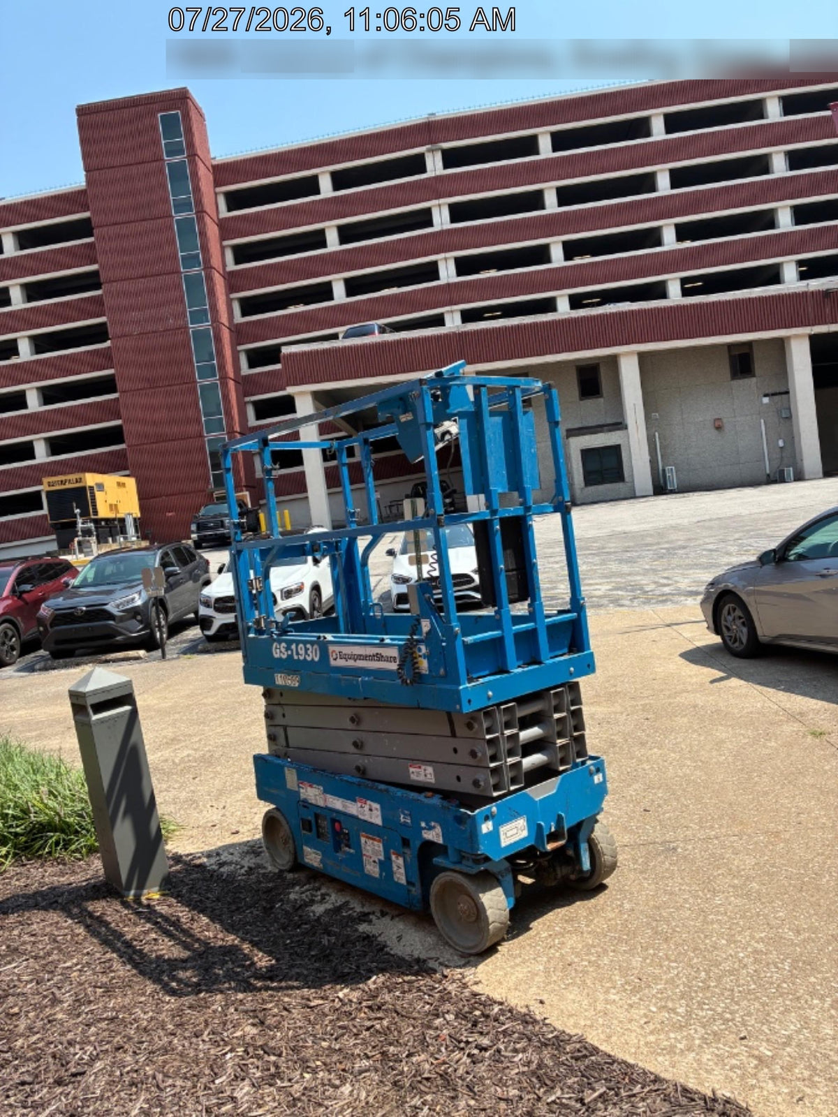 2020 Genie GS-1930 Solid Non Marking Tires, Beacon, Folding rails with half height swing gate