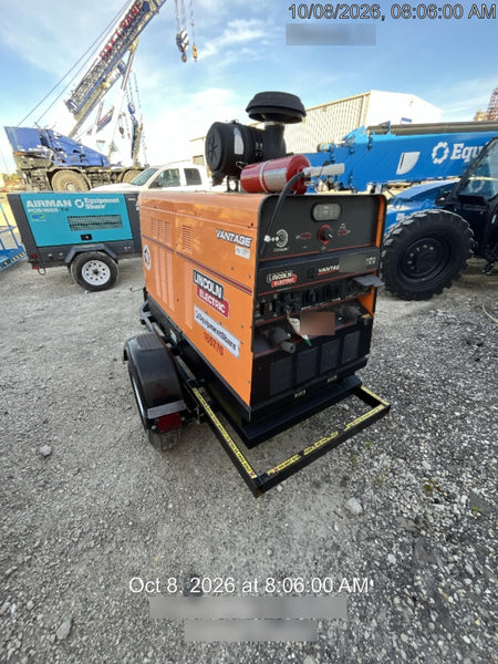 2021 Lincoln Electric Vantage 549X Ready Pak 3, ORANGE (includes trailer, cable rack, fender light kit)