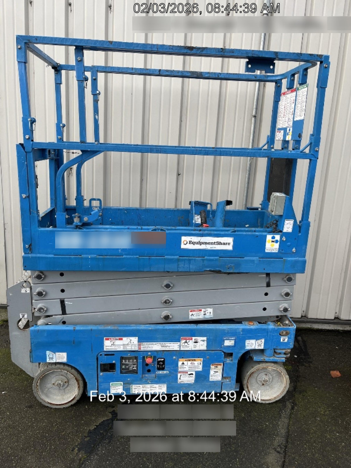 2020 Genie GS-1930 Solid Non Marking Tires, Beacon, Folding rails with half height swing gate