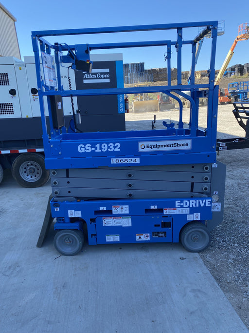 2021 Genie GS-1932 Electric Drive, Sld NM Tires, DBcns, RFRails, EST