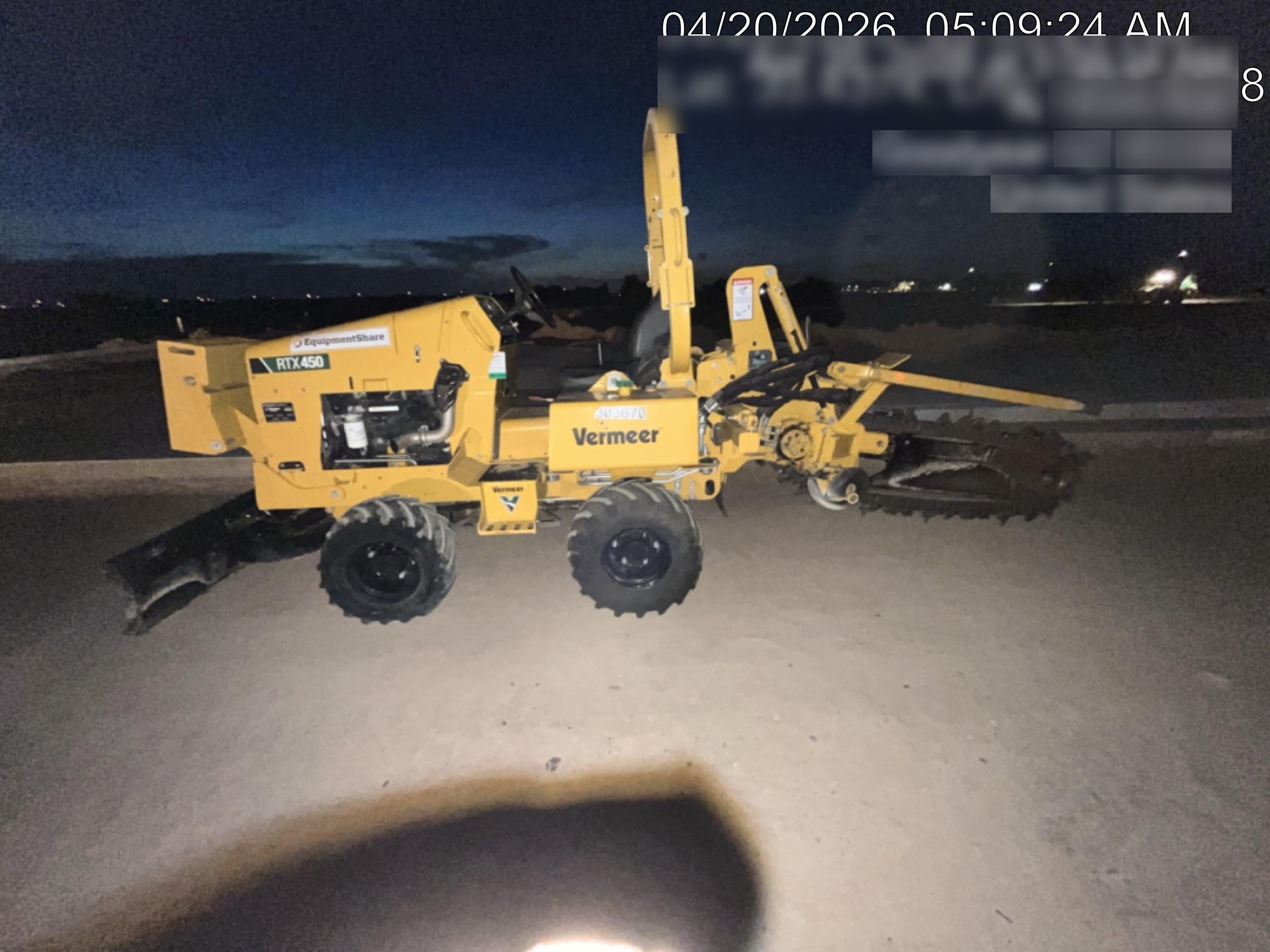 2023 VERMEER RTX450