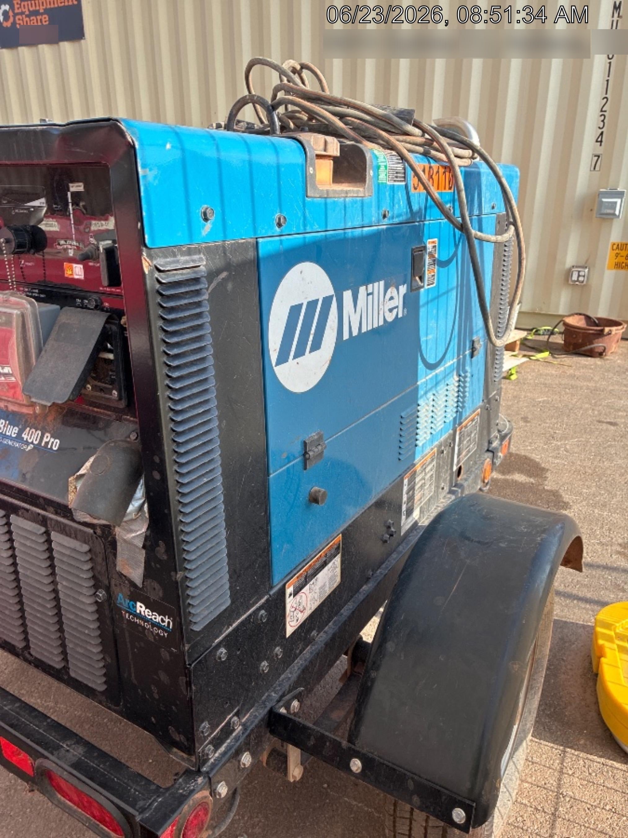 2025 MILLER ELECTRIC BIG BLUE 400