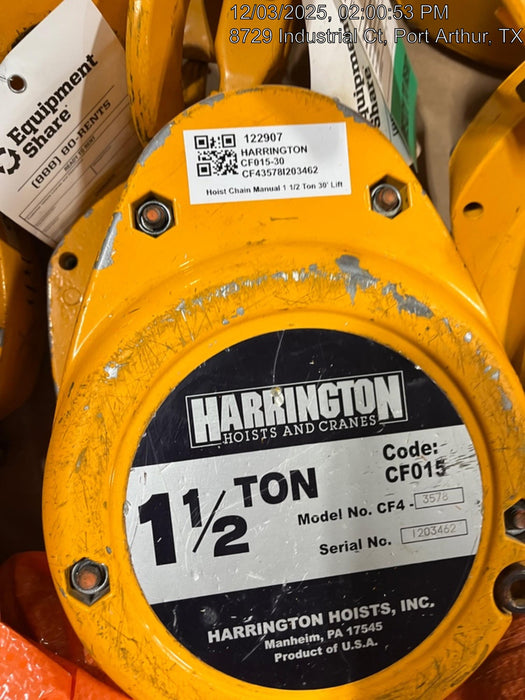 2020 HARRINGTON CF015-30