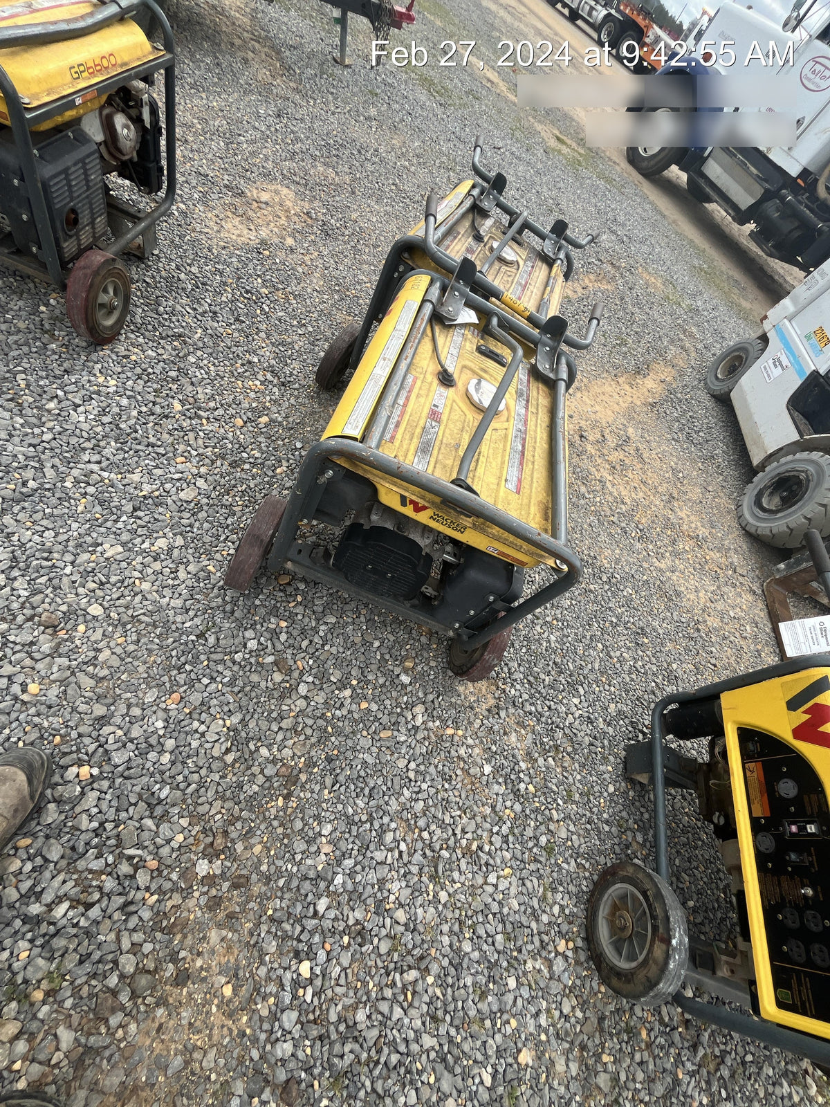 2020 Wacker Neuson GP6600A GP6600A GENERATOR,EPA, NON-CSA, WHEEL KIT