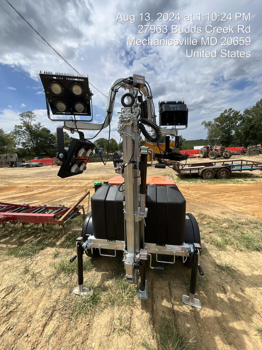 2024 Wanco WLTT-4MM4K Diesel, Deep Sea Controller, Shore Power Plug, Auto Start, (4) 350W LED Floodlights, 4kW Generator, 60 Gal Fuel Tank, 2" Ball, T3