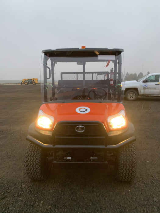 2021 Kubota RTV-X1140W-H Plastic Canopy, Windshield Acrylic Clear, LED Strobe Light, Wire Harness Kit, Back up Alarm
