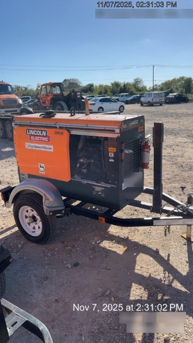 2022 Lincoln Electric LE400 Kubota V1505, Trlr, Cable Rack, Light Kit, ES Decals, T3