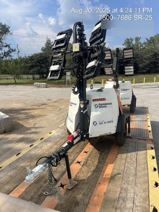 2023 Generac MLT2 Diesel, Flex Switch 120V Input, Powerzone Controller, 
(4) 320W LED Lights, 4kW Generator, 39.9 Gal Fuel Tank, 2" Ball, T3