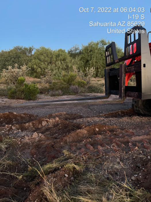 2021 FEMA 60" Skid Steer Forks FEMA