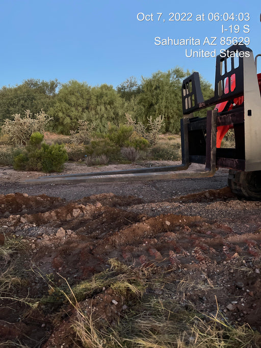 2021 FEMA 60" Skid Steer Forks FEMA