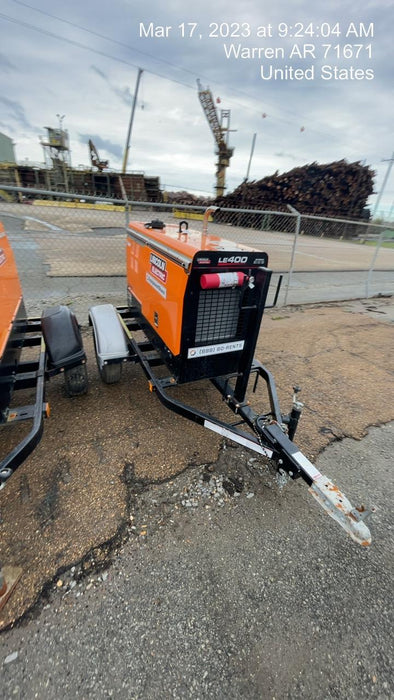 2022 Lincoln Electric LE400 Kubota V1505, Trlr, Cable Rack, Light Kit, ES Decals, T3