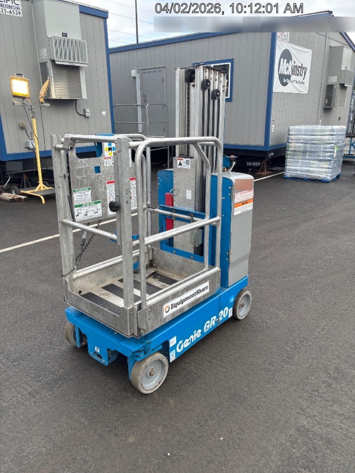 2019 GENIE GR-20