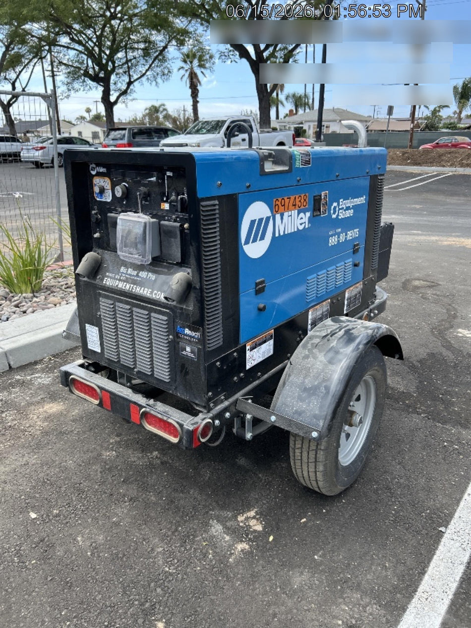 2026 MILLER ELECTRIC BIG BLUE 400