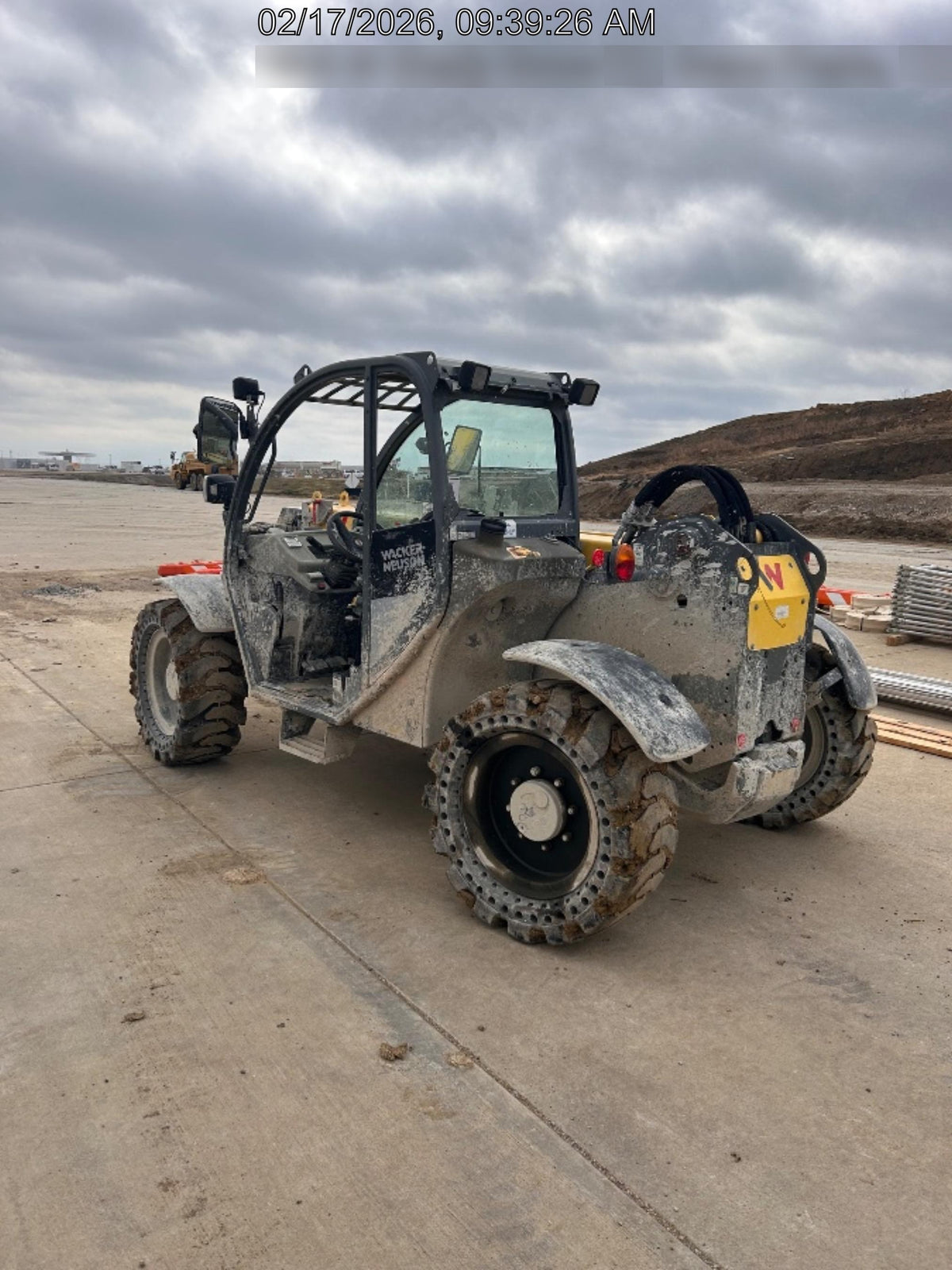 2018 Wacker Neuson TH627 Wacker Neuson TH627 Telehandler w/Canopy, Solid Tires, 48" Carriage and Forks