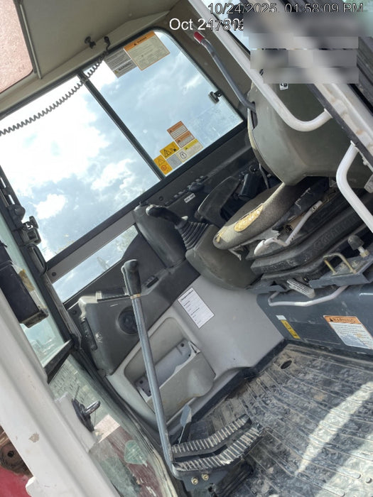 2019 Takeuchi TB290 Cab/Heat/AC Rubber tracks, Dozer blade, Travel alarm, Auxiliary hydraulics Manual QC, Hydraulic thumb, 18", 24", and 36" Buckets