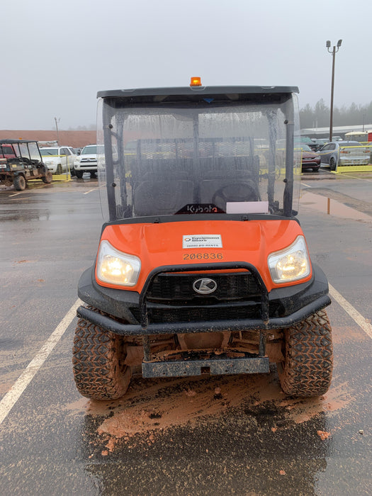2022 Kubota RTV-X1140W-H Plastic Canopy, Windshield Acrylic Clear, LED Strobe Light, Wire Harness Kit, Back up Alarm