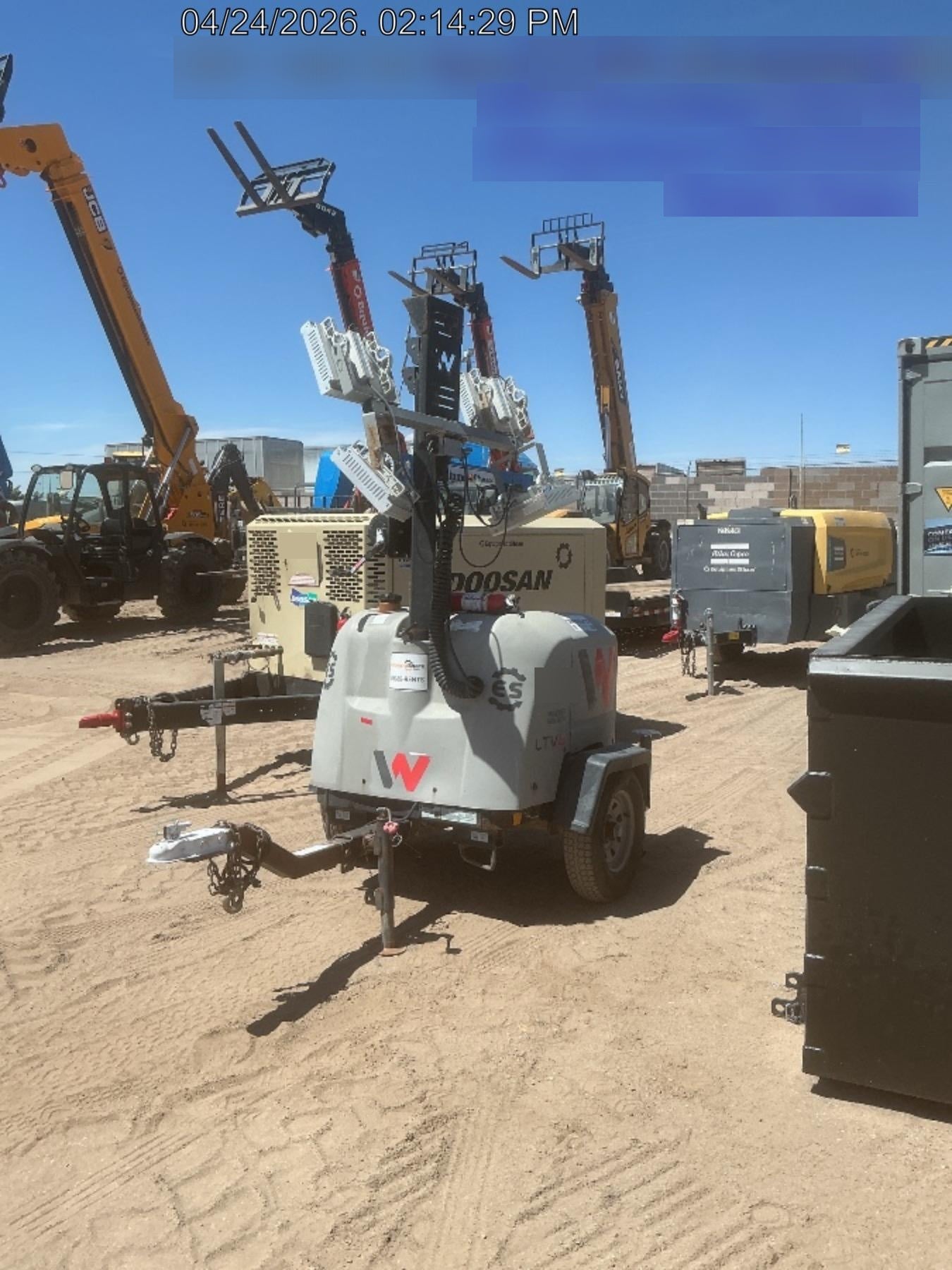 2018 Wacker Neuson LTV6K-LED Wacker Neuson LTV6K Light Tower LED