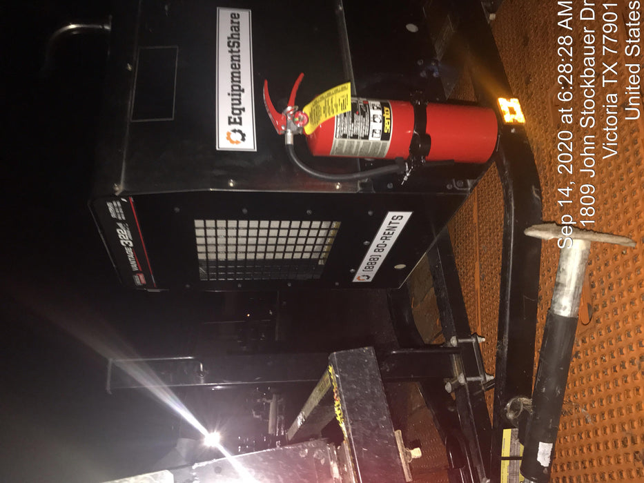 2019 Lincoln Electric Vantage 322 Ready-Pak 3, Two Wheel Trailer, Fender and Light Kit, Cable Rack