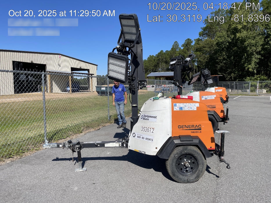 2023 Generac MLT2 Diesel, Flex Switch 120V Input, Powerzone Controller, (4) 320W LED Lights, 4kW Generator, 39.9 Gal Fuel Tank, 2" Ball, T3