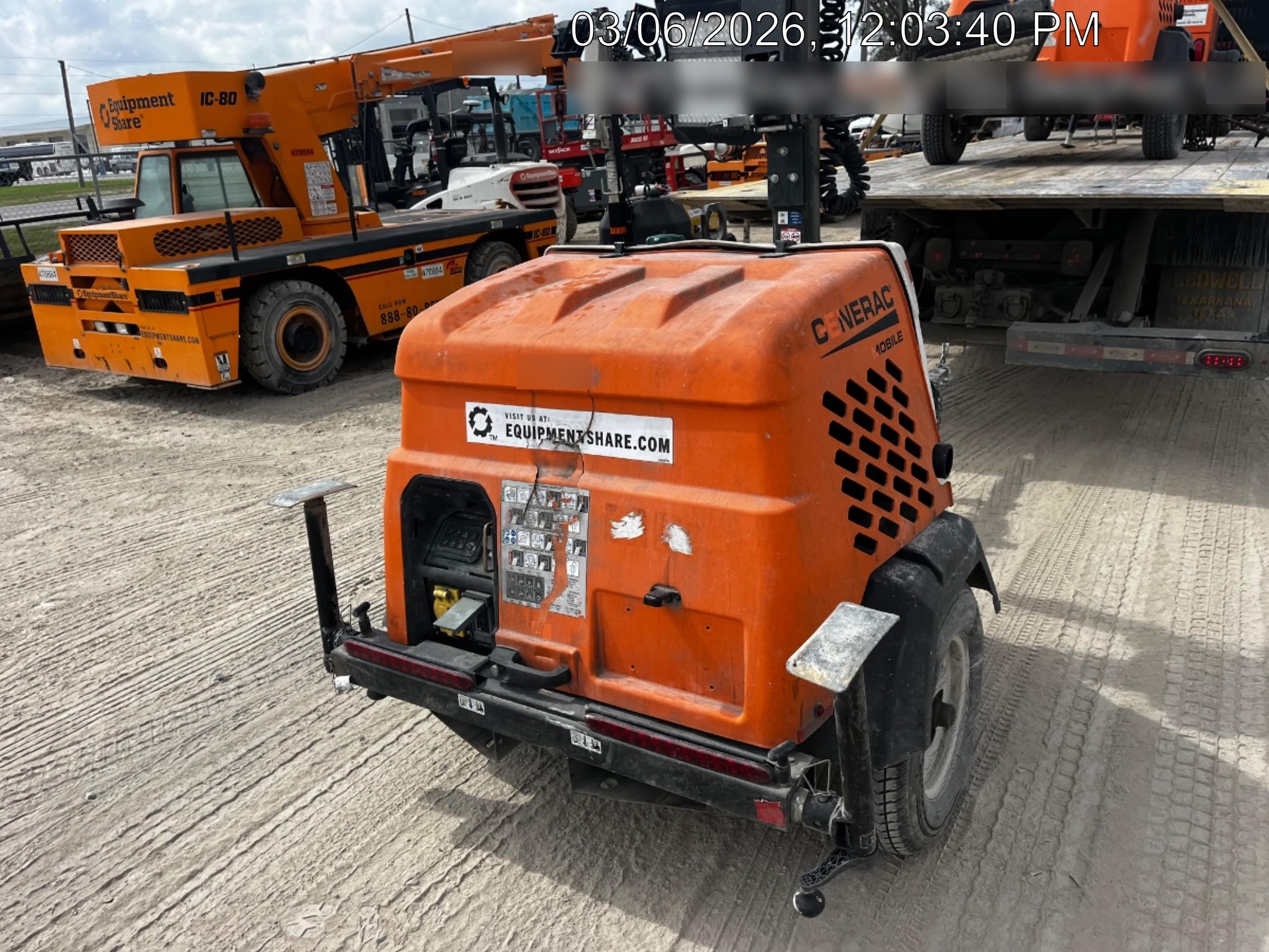 2023 Generac MLT2 Diesel, Flex Switch 120V Input, Powerzone Controller, 
(4) 320W LED Lights, 4kW Generator, 39.9 Gal Fuel Tank, 2" Ball, T3