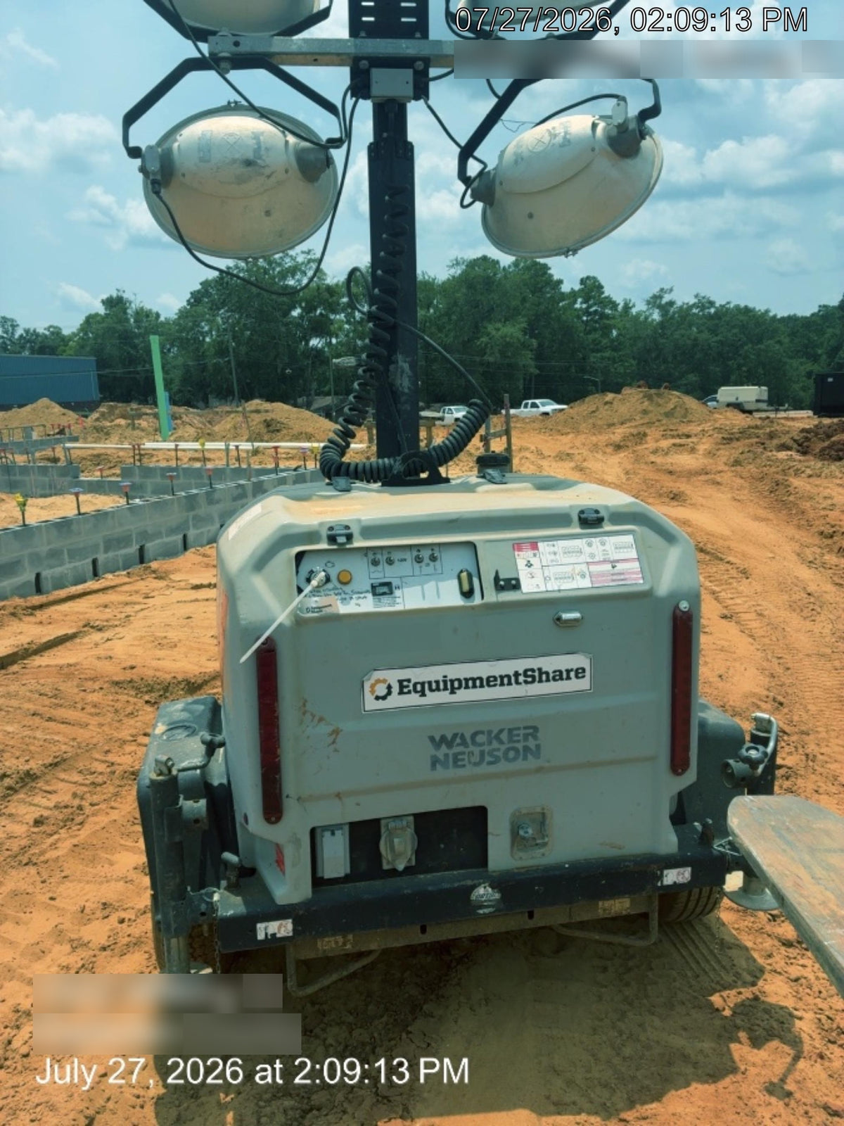 Wacker Neuson LTV6K-MH Wacker Neuson LTV6L Towable Light Tower